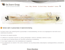 Tablet Screenshot of dezwermgroep.nl